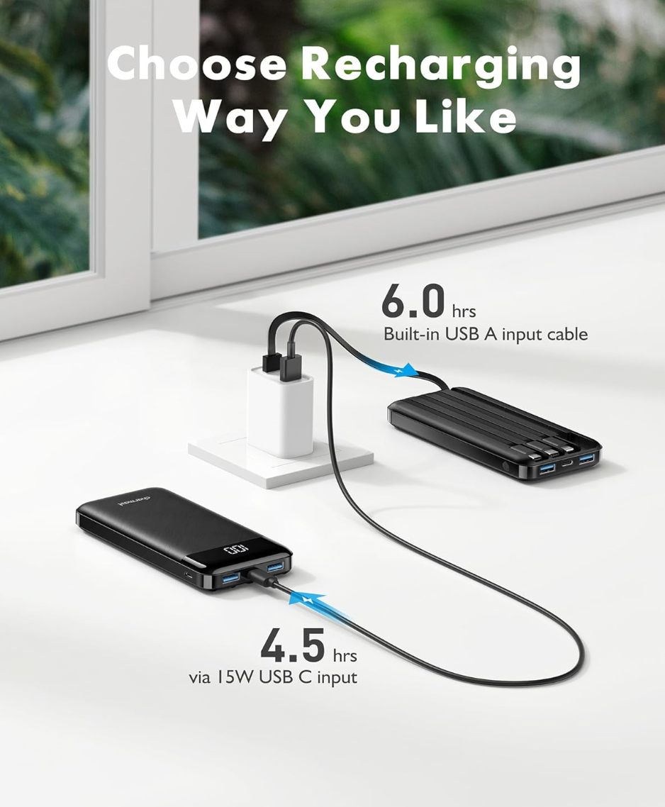 10000 mah portable power bank